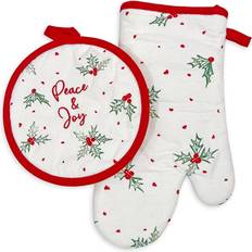 Cotton Pot Holders Lenox Bayberry 2-Piece Oven Mitt & Set Pot Holder