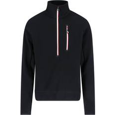 Moncler Grenoble Maglia Lupetto Detailed Zip Sweatshirt - Black