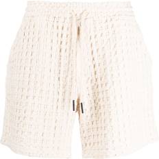 Oas Waffle-Knit Cotton Shorts - Men - Neutrals
