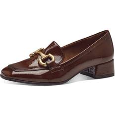 38 ½ Pumps Tamaris Dam Halvskor Pumps - Svart Konjak
