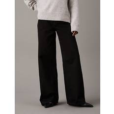 Calvin Klein Dam Byxor & Shorts Calvin Klein High Rise Wide Leg Jeans - Denim