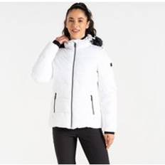 Skiing - White Outerwear Dare 2b Glamourize V Baffled Ski Jacket - White