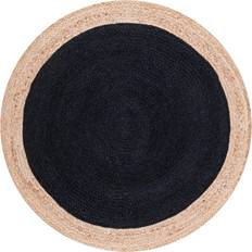 Safavieh Handmade Natural Fiber Collection 8' x 8' Round - Black 96"