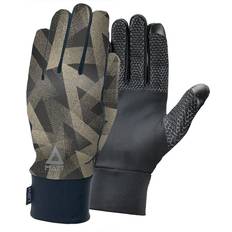 Green Motorcycle Gloves Matt Printed Inner Touch Screen Gloves Grün Mann