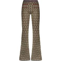 Multicolored - Outdoor Pants Etro Women's Paisley Flare Knit Pants - Blue