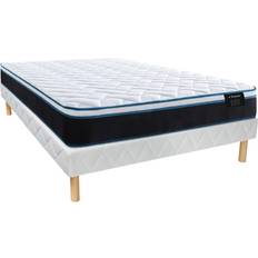 Lit Double Matelas en Polyéther Ysmée Torano Matratze 160 x 200 cm - Weiß Schaumstoffmatratze