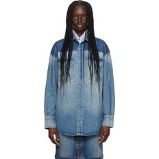 Denim - Mujer Camisas Victoria Beckham Oversized Denim Shirt - Blue