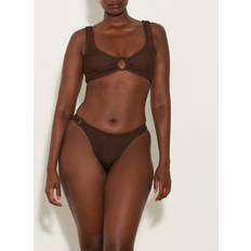 One Size Bikinibroekjes Hunza G Hallie Bikini - Metallic Chocolate