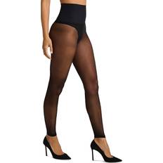 Microfibra Collant Commando Essential Footless Tights - Black