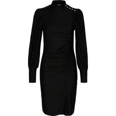 Gestuz Kjoler Gestuz Rifagz Button Dress 10909719 - Black