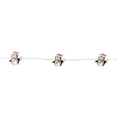 Indoor Lighting String Lights 20 LED Christmas Penguin String Light