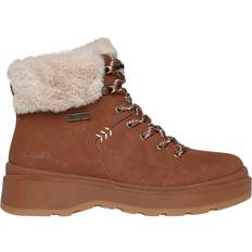 Skechers Bottines à la Cheville Skechers Cozy Fashion Hiker Lace Up Wedge Boot - Chestnut/Brown