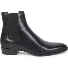 Saint Laurent Kängor & Boots Saint Laurent Wyatt Leather Chelsea Boots - Black