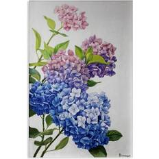 Hydrangea Gradient Canvas Wall 24 x 36 Framed Art