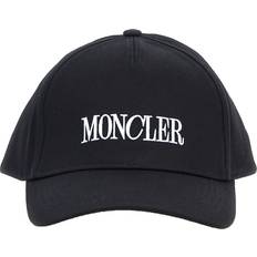 Moncler Men Caps Moncler Baseball Pet Met Logo - Zwart