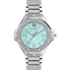 Philipp Plein Woman Wrist Watches Philipp Plein Lady Royal Watch, 39mm Blue/Silver