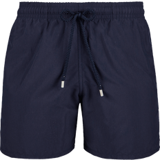 Enfärgade Badshorts För Män - Blue