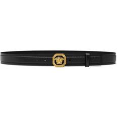 Versace Herr Skärp Versace Läderbälte - Black