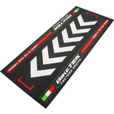 Red Motorcycle Accessories Biketek Black & red motorcycle garage workshop pit non slip mat for ducati aprilia mv