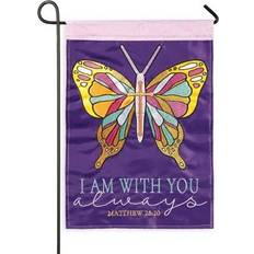 Banderas FLAG-2091 Butterfly Garden Flag 13 x 18 in