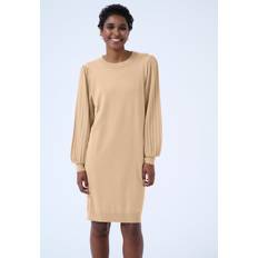 Natural Dresses Kaffe Jessica Bishop-Sleeve Knitted Dress