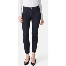Sanya Slim Fit Stretch Trousers - Navy