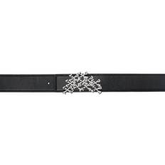 Amiri Belts Amiri Black Bones Stacked Belt - Black