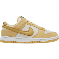 Nike Gold Shoes Nike Dunk Low Suede Shoes - Celestial Gold