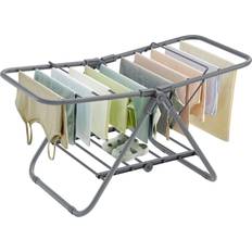 Clothing Care Songmics Small Foldable 2-Level Clothes Drying Rack