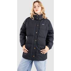 Dame - Økologiske Frakker Patagonia Cotton Down Parka - Marineblå