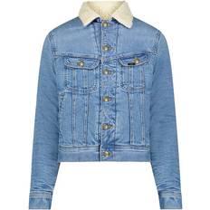 Lee Dame Overtøj Lee Sherpa Rider Jacket - Blue Voyage