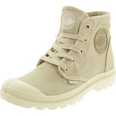 Cotone Stivali Palladium Boots Womens Pampa Hi Sahara - Ecru