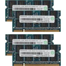 RAM Memory Ramaxel 4x 2gb 2rx8 pc2-5300s ddr2 667mhz laptop sodimm ram memory unbuffered $4