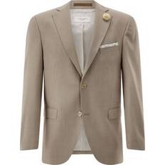 Beige - Herre Jakkesæt Carl Gross Sakko Jacket CG Shelby