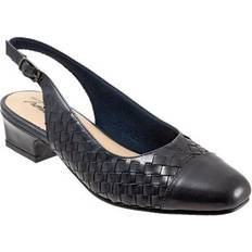 Trotters Dea Woven Women's Shoes - Navy