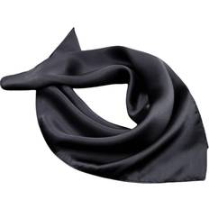 INF Elegant Kvadratisk Sidenscarf - Marinblå