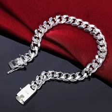 Ara 925 Sterling Silver Exquisite Chain Bracelet - H037