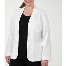 Clothing Meta Labwear 738 Consultation Womens Long Sleeve Lab Coat - White