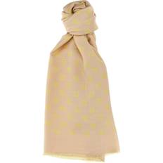 Beige Sjaals Fendi Ff Silk & Wool-Blend Shawl