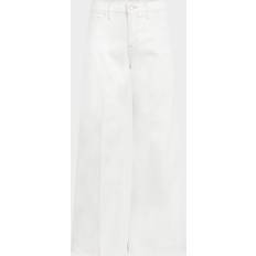 Joe's The Lou Lou Low-Rise Wide-Leg Jeans - White