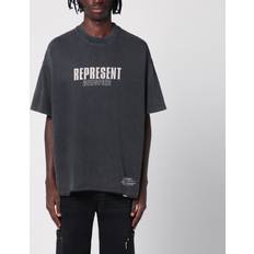 Represent Oversized Black Washed T-Shirt - Gray