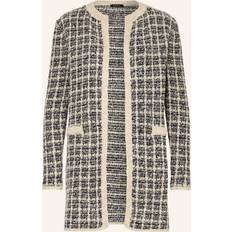 More & More Langer Cardigan Beige/Schwarz