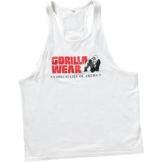 Gula - Herr Linnen Gorilla Wear Classic Tank Top - White