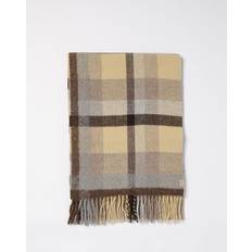 Beige Sciarpe Woolrich Woman Checked Scarf - Cream