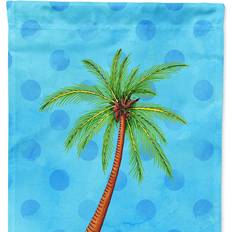 Garden & Outdoor Environment Palm Tree Blue Polkadot Garden Flag 11" x 15"