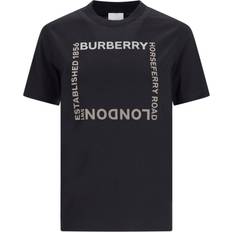 Burberry Woman T-shirts Burberry Horseferry Women's Crew-Neck T-Shirt - Black