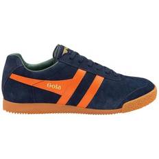 Skor Gola Harrier Suede Casual Trainers - Navy