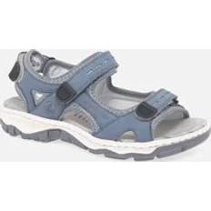 Rieker Sandals Rieker Liza Womens Riptape Sandals - Blue