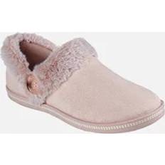 Skechers Slippers & Sandals Skechers Cozy Campfire Fresh Toast Button Open Quarter Slipper - Blush/Pink