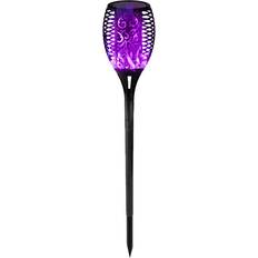 Garden & Outdoor Environment SRJ STAR Solar Flickering Flame Effect Torch Light - Purple LED